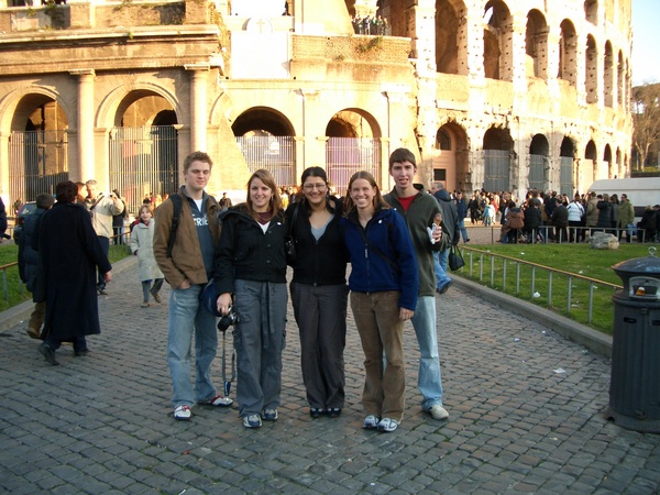 brits and i outside collesium.JPG